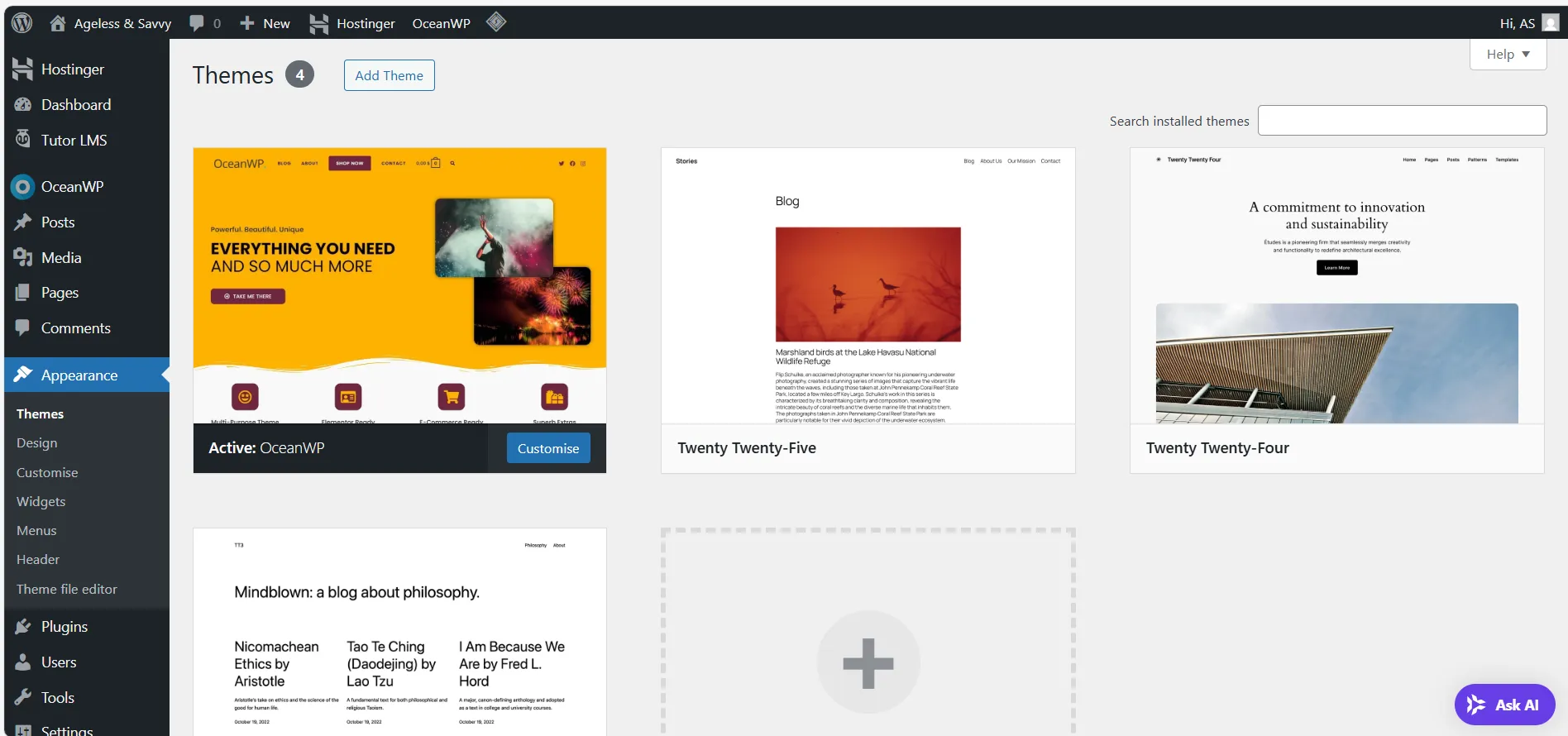 WordPress themes
